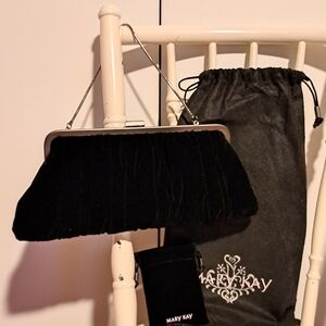 Black Velvet Clutch